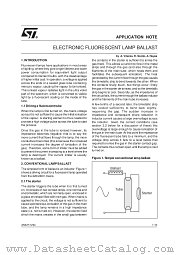 AN527 datasheet pdf SGS Thomson Microelectronics