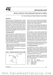 AN472 datasheet pdf SGS Thomson Microelectronics