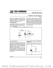 AN328 datasheet pdf SGS Thomson Microelectronics