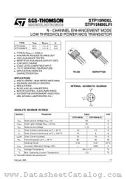 STP19N06LFI datasheet pdf SGS Thomson Microelectronics
