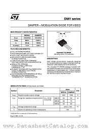 DMV16 datasheet pdf SGS Thomson Microelectronics