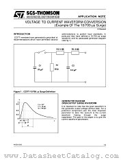 AN580 datasheet pdf SGS Thomson Microelectronics