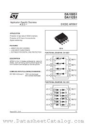 DA108S1 datasheet pdf SGS Thomson Microelectronics