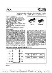 SG2525A datasheet pdf SGS Thomson Microelectronics