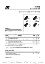 BAR18FILM datasheet pdf SGS Thomson Microelectronics