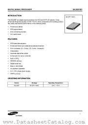 S5L9287 datasheet pdf Samsung Electronic