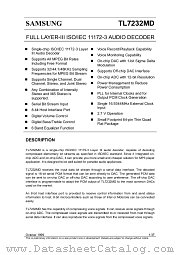 S5L9275 datasheet pdf Samsung Electronic