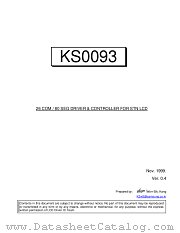 KS0093 datasheet pdf Samsung Electronic