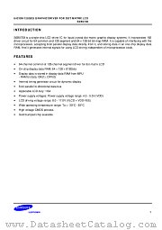 S6B0708 datasheet pdf Samsung Electronic