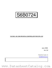 S6B0724 datasheet pdf Samsung Electronic