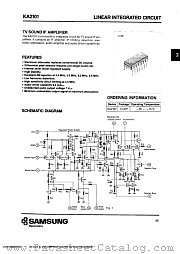 KA2101 datasheet pdf Samsung Electronic