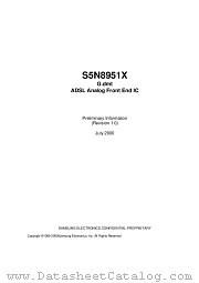 S5N8951X datasheet pdf Samsung Electronic