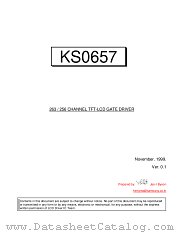 KS0657 datasheet pdf Samsung Electronic