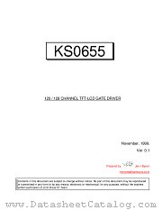 KS0655 datasheet pdf Samsung Electronic