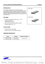 S1T3361D datasheet pdf Samsung Electronic