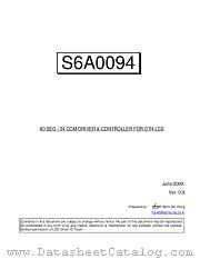 S6A0094 datasheet pdf Samsung Electronic