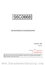 S6C0668 datasheet pdf Samsung Electronic