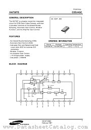 KA7307D datasheet pdf Samsung Electronic
