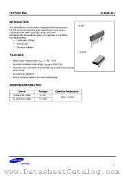 S1A0497X01 datasheet pdf Samsung Electronic