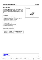KA22066 datasheet pdf Samsung Electronic