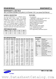 M466F0804DT1-L EDO MODE datasheet pdf Samsung Electronic
