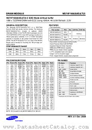 M374F160(8)0DJ(T)3-C EDO MODE WITHOUT BU datasheet pdf Samsung Electronic
