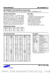 M374F0805DT1-C EDO MODE datasheet pdf Samsung Electronic