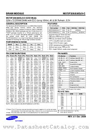 M372F320(8)0DJ3-C EDO MODE datasheet pdf Samsung Electronic