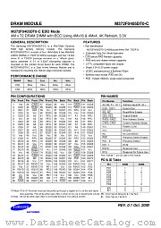 M372F0405DT0-C EDO MODE datasheet pdf Samsung Electronic