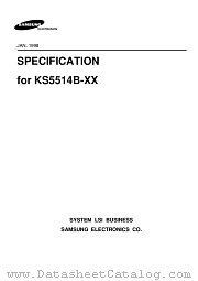 KS5514B-XX datasheet pdf Samsung Electronic