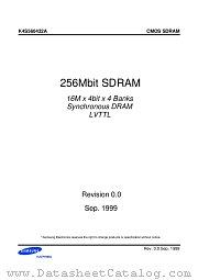 K4S560432A datasheet pdf Samsung Electronic