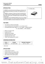 KB8825 datasheet pdf Samsung Electronic