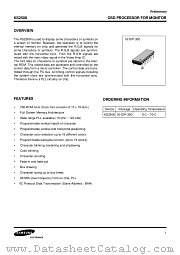 KS2508 datasheet pdf Samsung Electronic