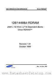 KM416RD8AD datasheet pdf Samsung Electronic