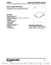 KS9210 datasheet pdf Samsung Electronic