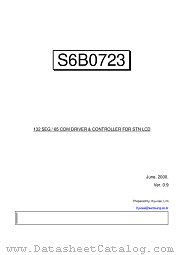 S6B0723 datasheet pdf Samsung Electronic