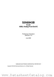 S5N8943B datasheet pdf Samsung Electronic