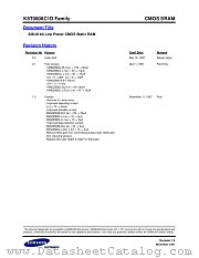 K6T0808C1D FAMILY datasheet pdf Samsung Electronic