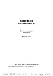 S5N8952X datasheet pdf Samsung Electronic