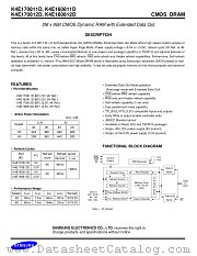 K4E170812D datasheet pdf Samsung Electronic