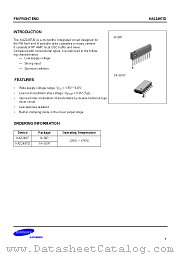KA22497D datasheet pdf Samsung Electronic