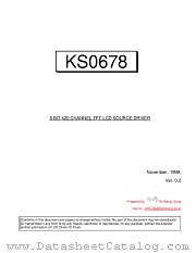 KS0678 datasheet pdf Samsung Electronic