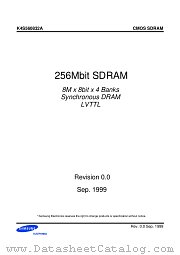 K4S560832A datasheet pdf Samsung Electronic