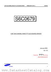 S6C0679 datasheet pdf Samsung Electronic