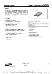 KB9223-L datasheet pdf Samsung Electronic