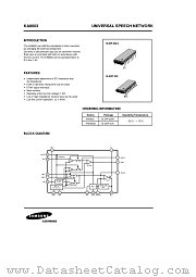 KA8603 datasheet pdf Samsung Electronic