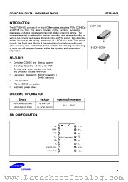 S5T8554B03 datasheet pdf Samsung Electronic