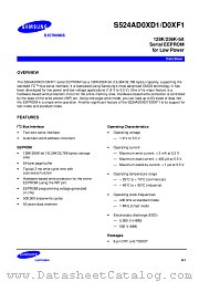 S524AD0XD1 datasheet pdf Samsung Electronic