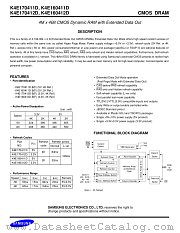 K4E170411D datasheet pdf Samsung Electronic