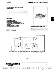 KA9257 datasheet pdf Samsung Electronic